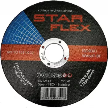 PSG Star Flex T41-125-1.0 WA60T-BF-INOX Trennscheibe 125 x 1,0 mm für Edelstahl