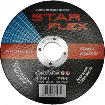 PSG Star Flex T41-125-1.6 WA46T-BF-INOX Trennscheibe für Edelstahl 125 mm x 1.6 mm x 22.23 mm