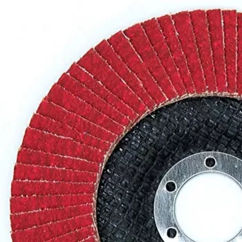 PSG Star Flex T29 SG INOX Keramik-Fächerschleifscheibe 125 mm, 22,23 mm Bohrung, Korn P60, konisch Typ 29, für Edelstahl