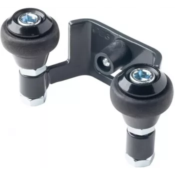 PSG obere Führungshalterung 60 mm für Schiebetore, 2 Rollen, Anthrazit RAL 7016 (60.023.7016)