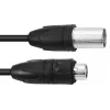 PSSO DMX-Kabel IP65 3-Pin 15m Schwarz 30227841