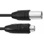 PSSO DMX-Kabel IP65 3-Pin 15m Schwarz 30227841