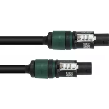 PSSO Lautsprecherkabel Speakon 4x2,5 mm² 0,5 m Schwarz 30227928