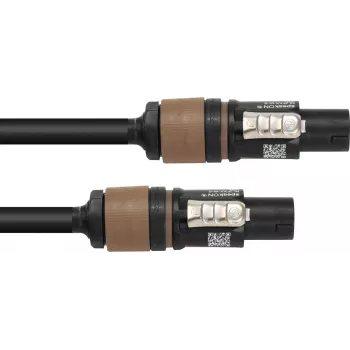 PSSO Lautsprecherkabel Speakon 4x2,5 mm² 1,5 m Schwarz 30227929