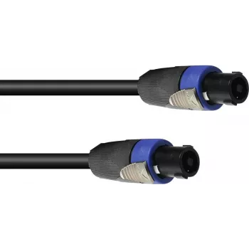 PSSO Speakon Lautsprecherkabel 4x2,5 mm² 10m Schwarz 30227931