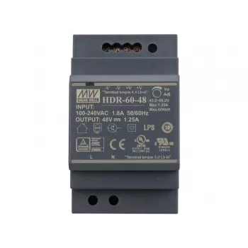 PULSAR MEAN WELL DIN Rail Schaltnetzteil HDR-60-48 48V/60W/1.25A