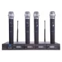 PULSAR PLL-400 UHF 4-Kanal Drahtloses Mikrofonsystem (4 Handmikrofone)
