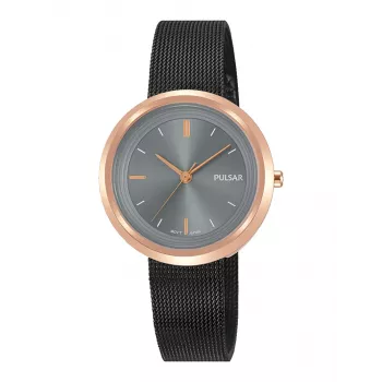 PULSAR Damen Analog Quarzuhr PH8390X1 - 31mm Edelstahl Silbernes Zifferblatt