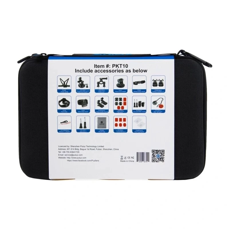 PULUZ 45-in-1 Komplettes Zubehörset PKT10