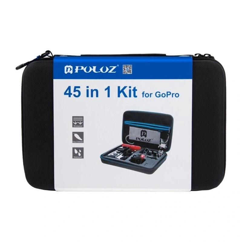 PULUZ 45-in-1 Komplettes Zubehörset PKT10