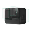 PULUZ PU507 9H Panzerglas Screen- & Objektivschutz-Set für GoPro HERO12/11/10 Black – 3-teiliges Set (Front, Rückseite, Objektiv)