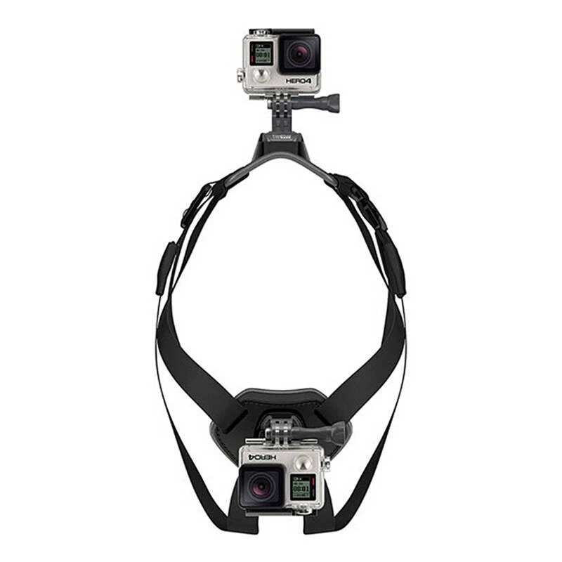PULUZ Brustgurt für Hunde für Action-Kameras (GoPro, Insta360, DJI Action) - Schwarz