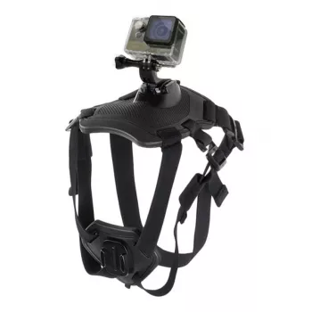 PULUZ Brustgurt für Hunde für Action-Kameras (GoPro, Insta360, DJI Action) - Schwarz
