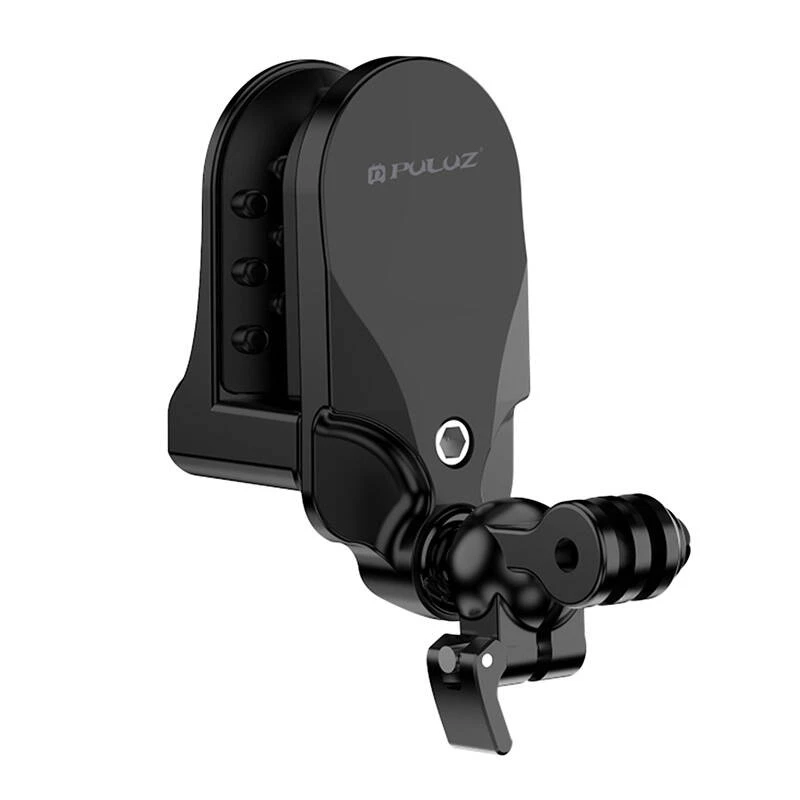 PULUZ Helmhalterung für Action-Kameras (DJI Action, GoPro Hero) Schwarz