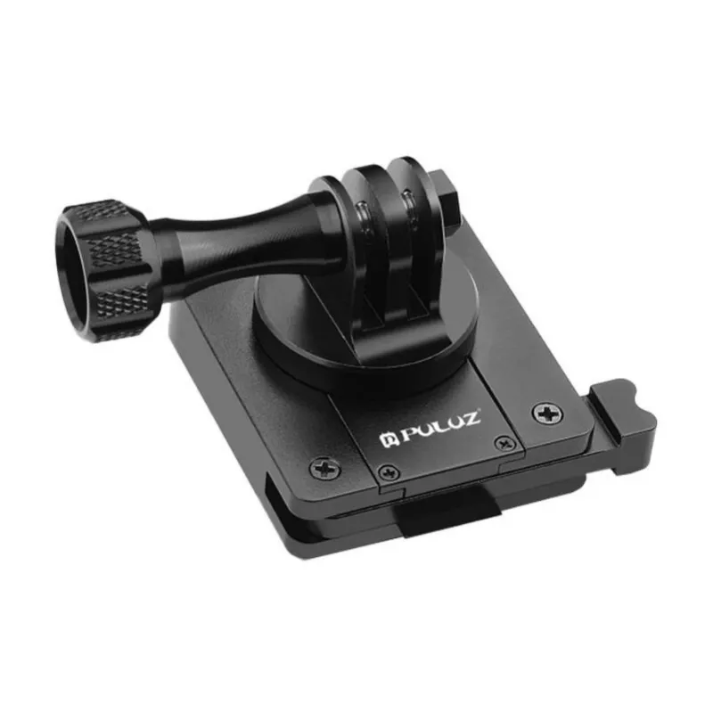 PULUZ Helmhalterung für Actionkameras (DJI, GoPro, Insta360) - Schwarz