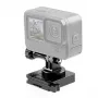 PULUZ Helmhalterung für Actionkameras (DJI, GoPro, Insta360) - Schwarz