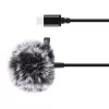PULUZ Jack Tie Mikrofon mit Clip PU425 1,5m USB-C