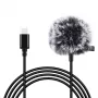 PULUZ Jack Tie Mikrofon mit Clip PU425 1,5m USB-C