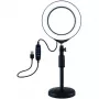 PULUZ LED Ring Light 16cm mit Stativ 18-28cm USB