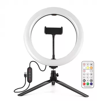 PULUZ LED Ring Light 26cm mit 8,3cm Stativ USB