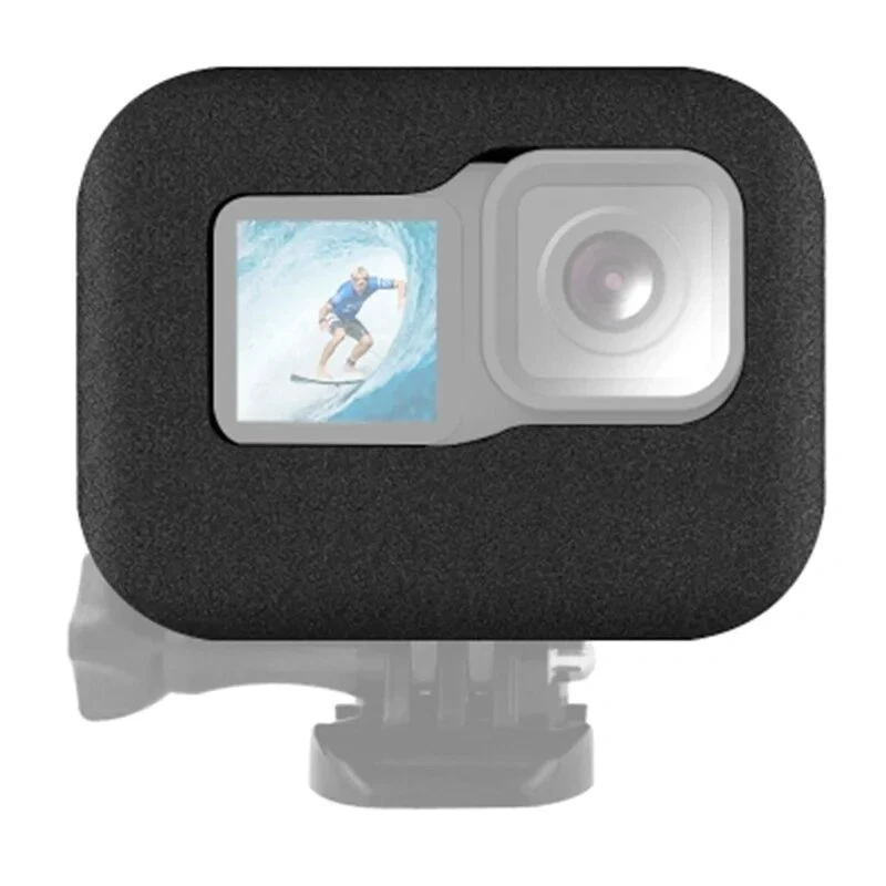 PULUZ Schutzrahmen-Gehäuse für GoPro HERO12/11/10/9 Schwarz – Offenes Design, Kaltgeräteschuh-Halterungen, Snap-On-Montage