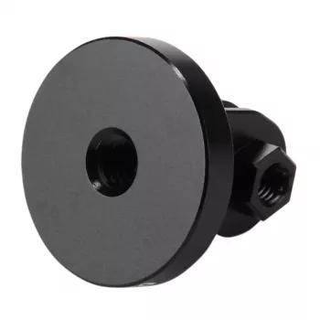 PULUZ PU145B CNC Aluminiumlegierung Action-Kamera Halterung Adapter mit 1/4 Zoll Stativgewinde, Schwarz