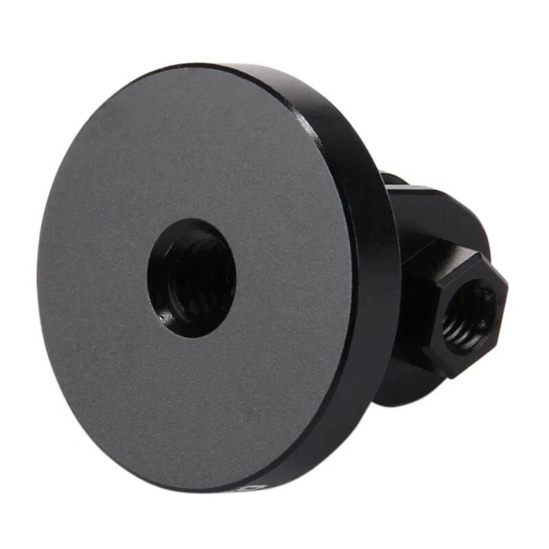 PULUZ PU145B CNC Aluminiumlegierung Action-Kamera Halterung Adapter mit 1/4 Zoll Stativgewinde, Schwarz