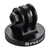 PULUZ PU145B CNC Aluminiumlegierung Action-Kamera Halterung Adapter mit 1/4 Zoll Stativgewinde, Schwarz