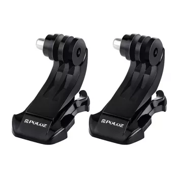 PULUZ PU20 J-Hook Halterung für Actionkameras (DJI, GoPro, Insta360) 2er-Pack