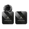 PULUZ PU3153B Drahtloses Lavalier-Mikrofon 1 TX + 1 RX, 2,4 GHz, USB-C, omnidirektionaler Kondensator, Rauschunterdrückung, Plug-and-Play für Android & PC
