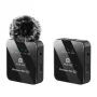 PULUZ PU3153B Drahtloses Lavalier-Mikrofon 1 TX + 1 RX, 2,4 GHz, USB-C, omnidirektionaler Kondensator, Rauschunterdrückung, Plug-and-Play für Android & PC