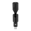 PULUZ PU425 USB-C Lavalier-Mikrofon mit 1,5 m Kabel, omnidirektional, Plug-and-Play