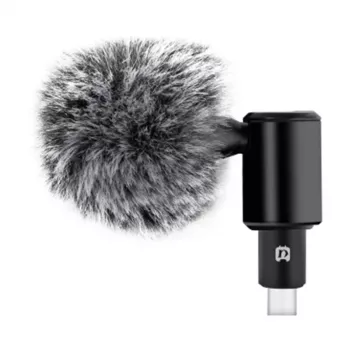 PULUZ PU425 USB-C Lavalier-Mikrofon mit 1,5 m Kabel, omnidirektional, Plug-and-Play