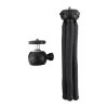 PULUZ PU435 Mini Octopus Stativ Flexibles Biegbares Stativ mit 360° Kugelkopf und Handyhalterung für Smartphones, Kompaktkameras, Action-Kameras, kleine spiegellose Kameras, max. Belastung 1,2 kg, Schwarz