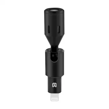 PULUZ PU615B Lightning Kondensatormikrofon mit omnidirektionaler Charakteristik für iOS-Geräte