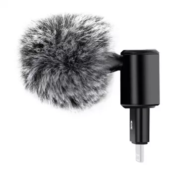 PULUZ PU615B Lightning Kondensatormikrofon mit omnidirektionaler Charakteristik für iOS-Geräte