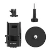 PULUZ PU724B Magnetische Schutzhülle für DJI Osmo Pocket 3 - Schwarze Silikonhülle mit Objektivschutz