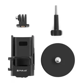 PULUZ PU724B Magnetische Schutzhülle für DJI Osmo Pocket 3 - Schwarze Silikonhülle mit Objektivschutz