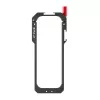PULUZ PU759B Aluminium Alloy Protective Cage for Insta360 X5 Action Camera with 1/4 inch-20 Threads and Cold Shoe Mount