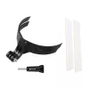 PULUZ PU847B Kinnriemen für Helm (Schwarz) – Universelle Halterung im GoPro-Stil für Action-Kameras