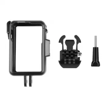 PULUZ PU883B Magnetischer Schnellverschluss-Adapterhalterung für DJI Osmo Action 5 Pro/4/3 (Schwarz)