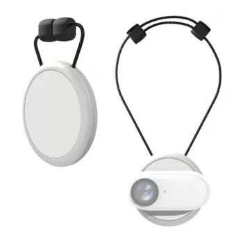 Puluz PU889W Magnetische Halterung für Insta360 GO 3 / GO 3S (Weiß) - Sichere Action-Kamera-Halterung
