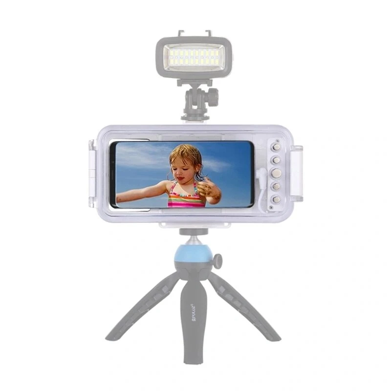 Puluz PU9100W Wasserdichte Hülle (45m) für USB-C-Smartphones – Unterwasserfotografie & Videografie (Weiß)