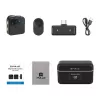 PULUZ SmartLink WS300 2.4GHz Dual Wireless Lavalier Mikrofonsystem mit Rauschunterdrückung, 100m Reichweite, USB-C-Ladung