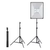 PULUZ Studio Set Softbox 50x70cm, Stativ, LED-Leuchtmittel 4 Stück PU5071EU