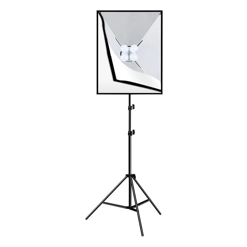 PULUZ Studio Set Softbox 50x70cm, Stativ, LED-Leuchtmittel 4 Stück PU5071EU