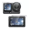 PULUZ Displayschutzfolie aus gehärtetem Glas und Objektivschutz-Set für DJI Osmo Action 3/4 (3 Stück)
