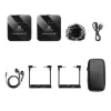PULUZ Wireless Lavalier Microphone 2 TX + 1 RX