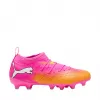 Puma Future 9 Match FG/AG Kinder-Fußballschuhe Schwarz Weiß Pink Größe 34
