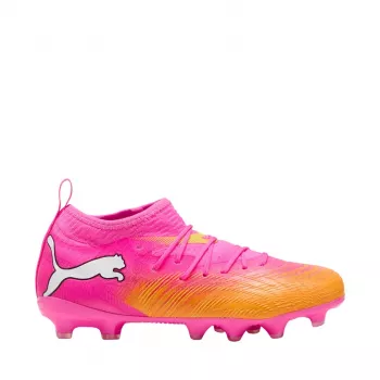 Puma Future 9 Match FG/AG Kinder-Fußballschuhe Schwarz Weiß Pink Größe 34